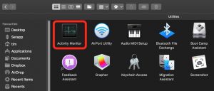 Activity Monitor on MAC