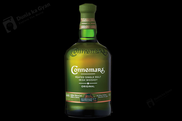 Connemara peated single malt whiskey