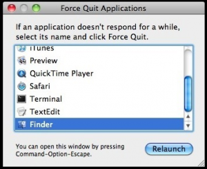 Force quit through finder