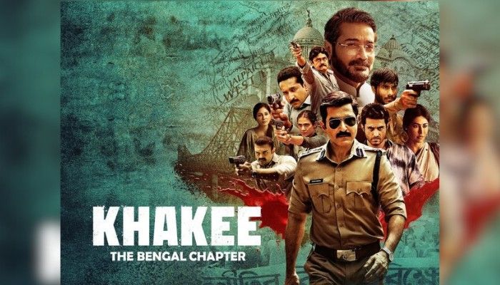 Khakee The Bengal Chapter web series poster showing police and crime drama characters