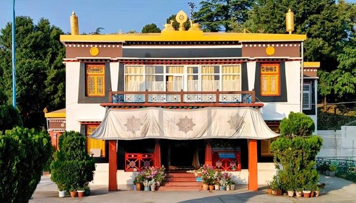 Tibetan Buddhist Temple at Happy Valley, Mussoorie.