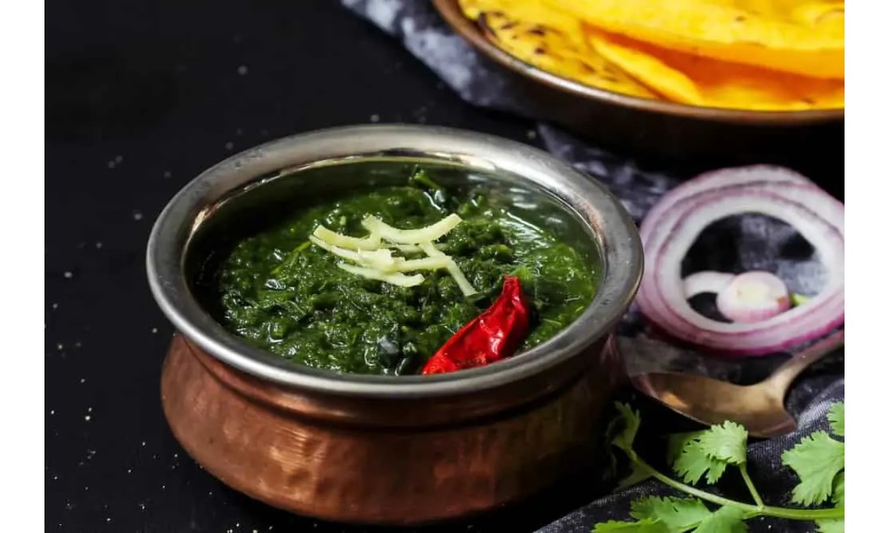 “Kafuli, a traditional Uttarakhand dish made with spinach and fenugreek leaves”