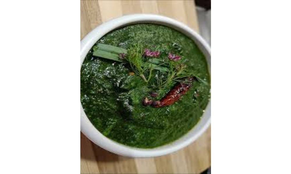 “Kandalee Ka Saag, a traditional Uttarakhand dish made from wild leafy greens”