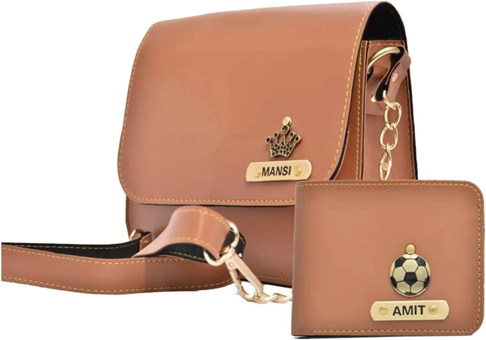 Elegant monogrammed leather wallet personalized with initials, crafted for style and durability