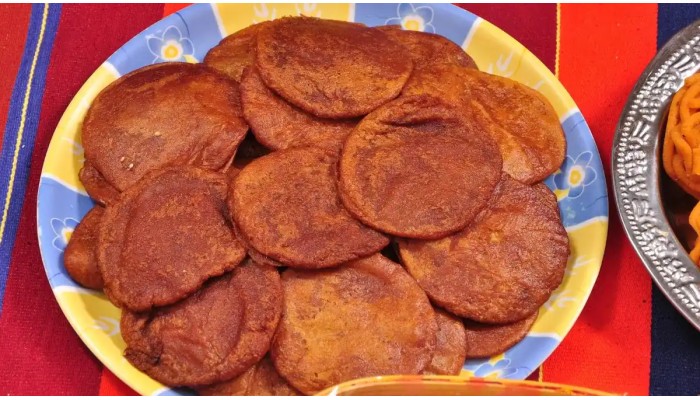 “Arsa, a traditional deep-fried sweet from Uttarakhand”