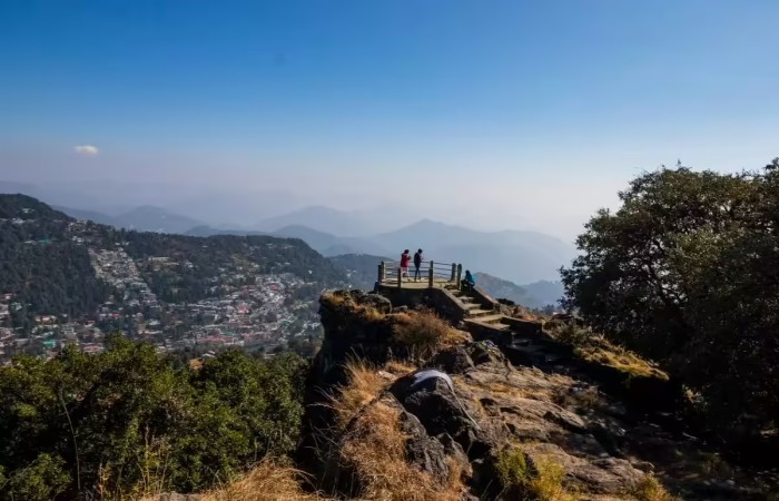Tiffin Top (Dorothy’s Seat) viewpoint overlooking Nainital town