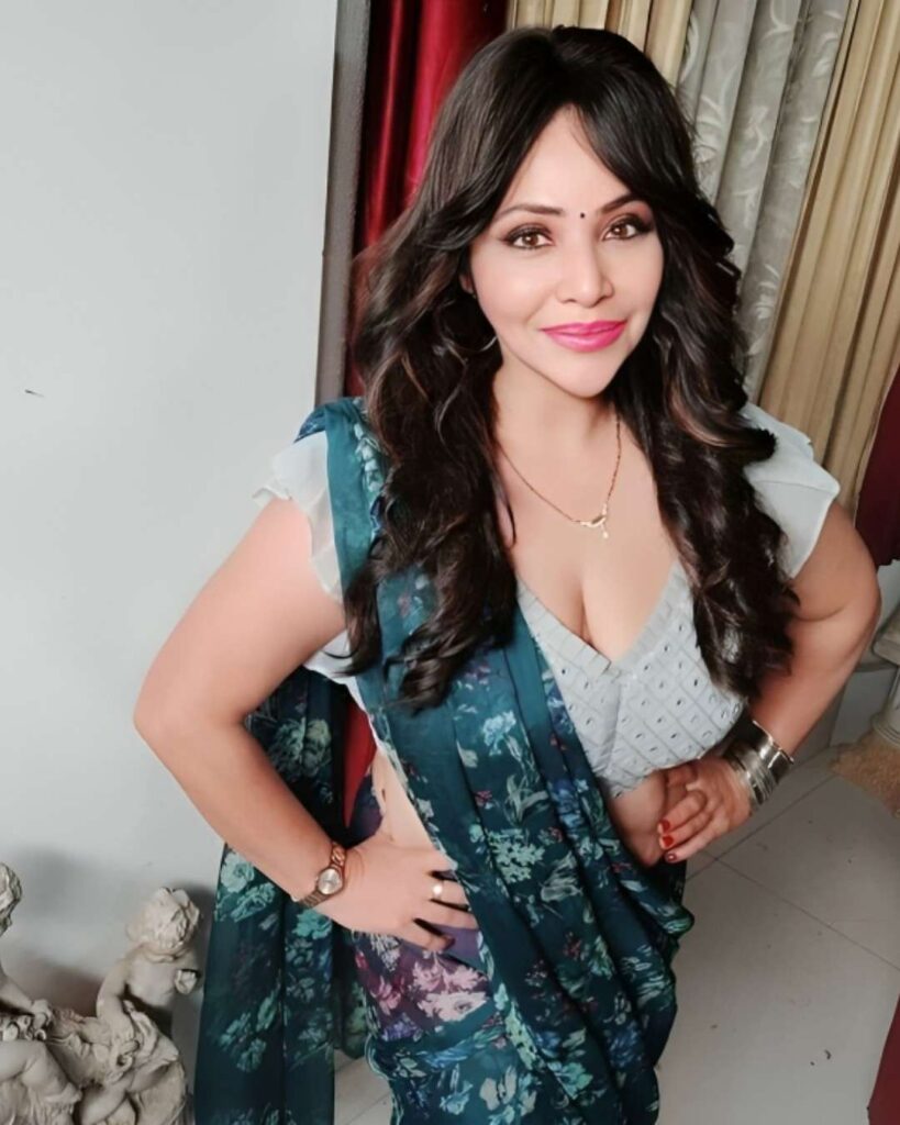 Rajsi Verma posing for a professional portrait photoshoot