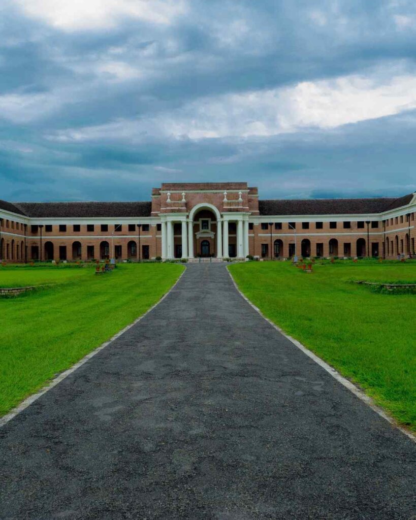 Forest Research Institute Dehradun colonial architecture campus.