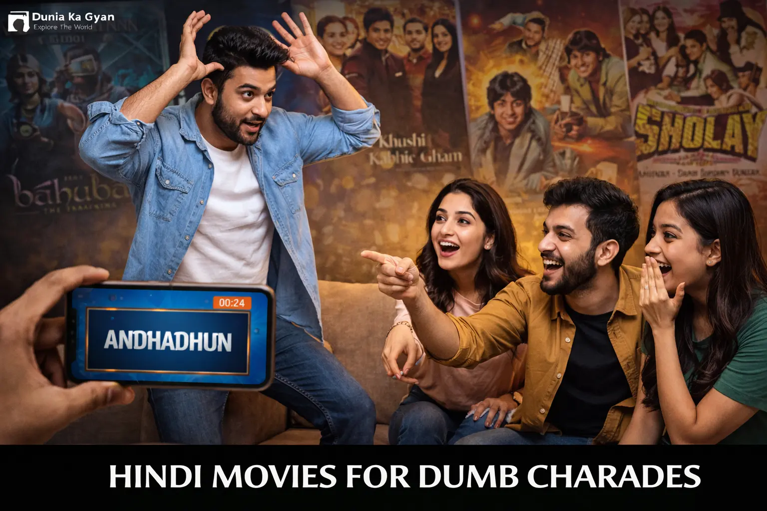 60+ Difficult Hindi Movies for Dumb Charades