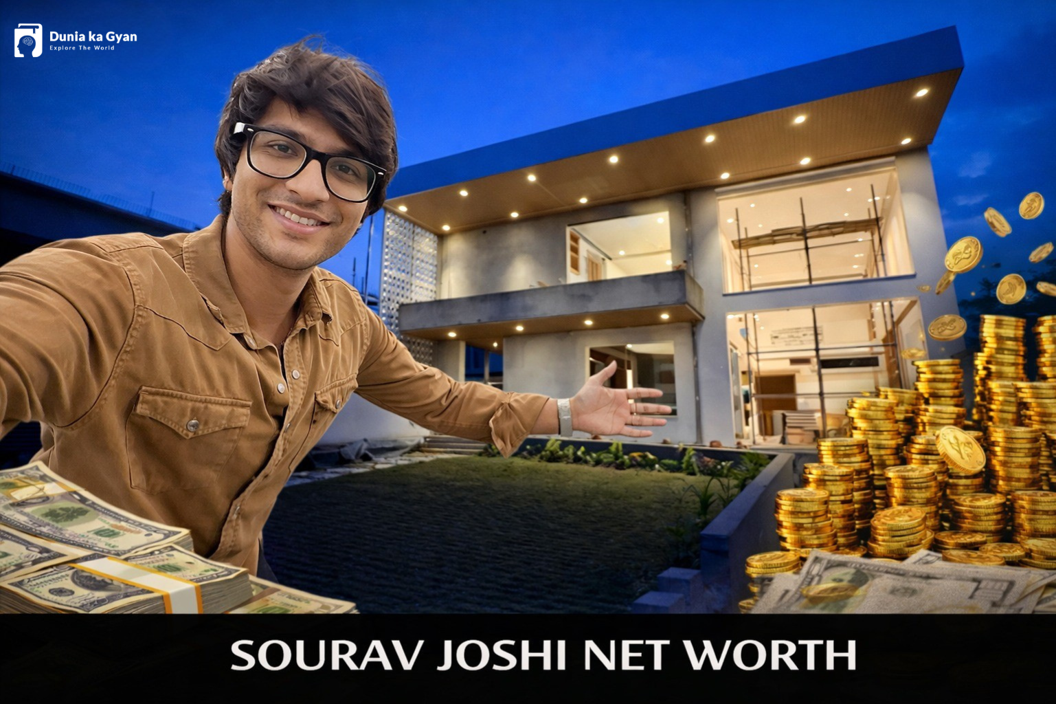 Sourav Joshi Net Worth 2026: Income & Earnings