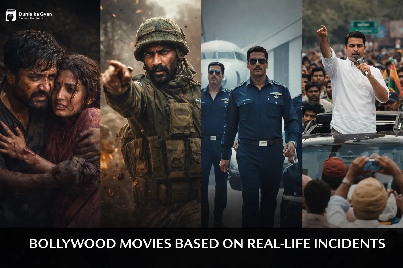 Top 20 Bollywood Movies Based on Real-Life Incidents