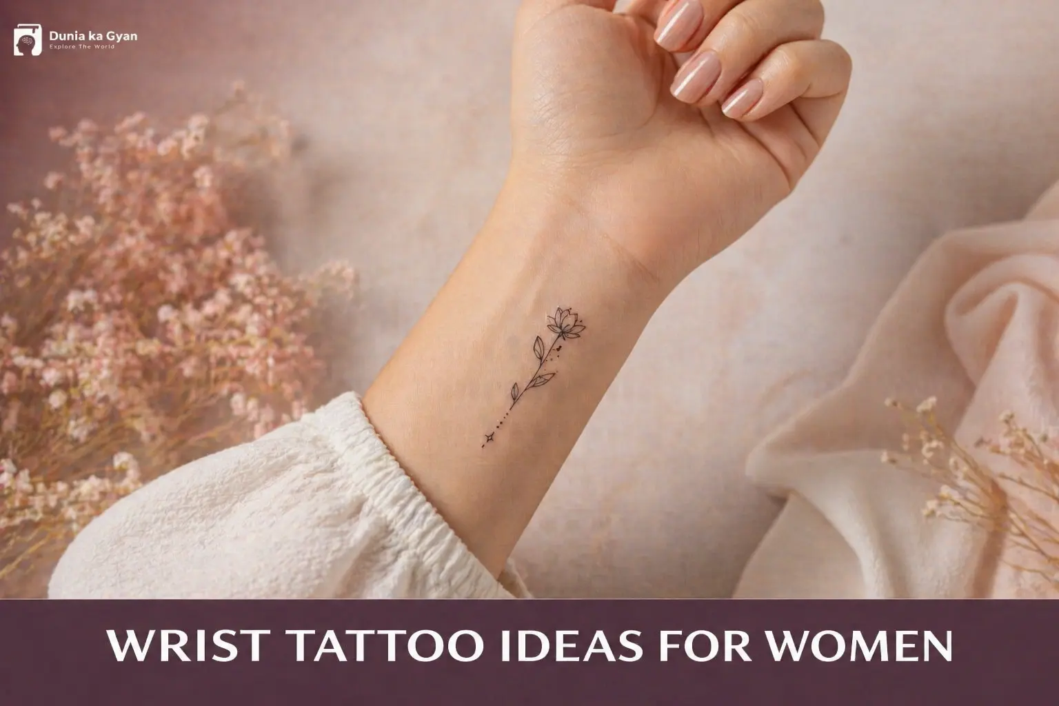 Top Wrist Tattoo Ideas for Women That Look Elegant 