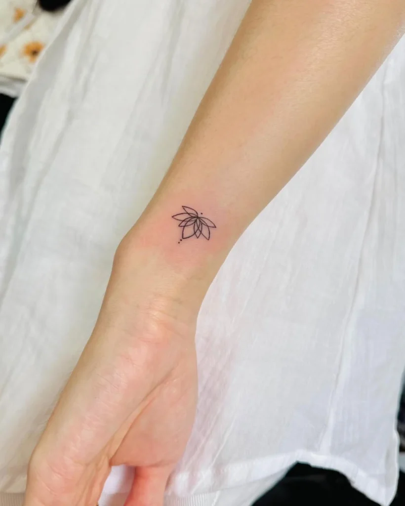 Lotus Flower Tattoo 