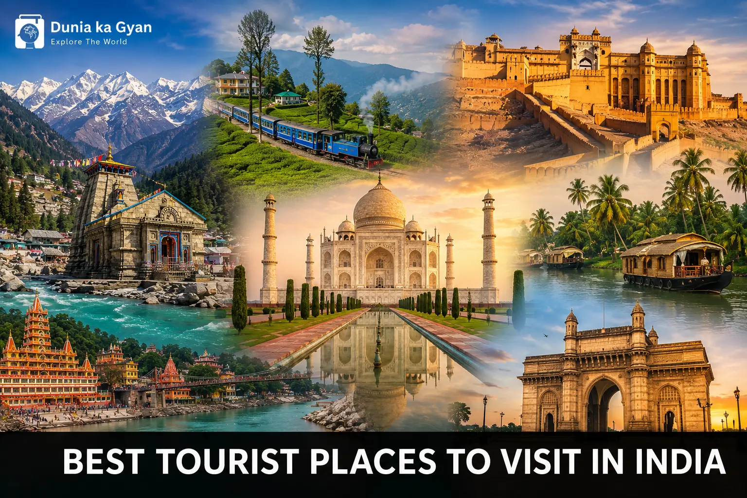 10 Best Tourist places to visit in India 2026