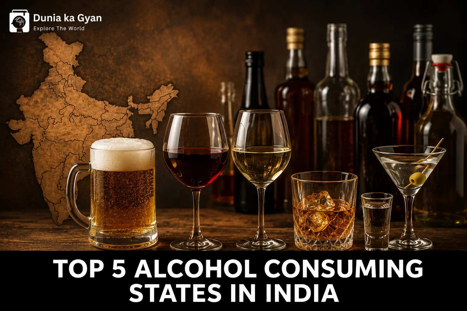 Top 5 Alcohol Consuming States in India 2026 