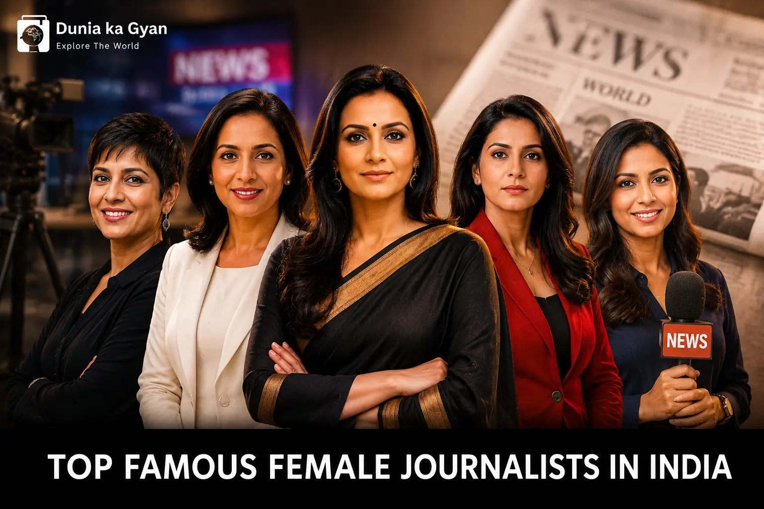 Top Famous Female Journalists in India in 2026 