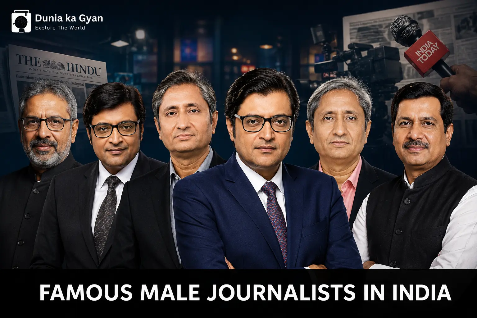 Top 10 Famous Male Journalists in India (2026)