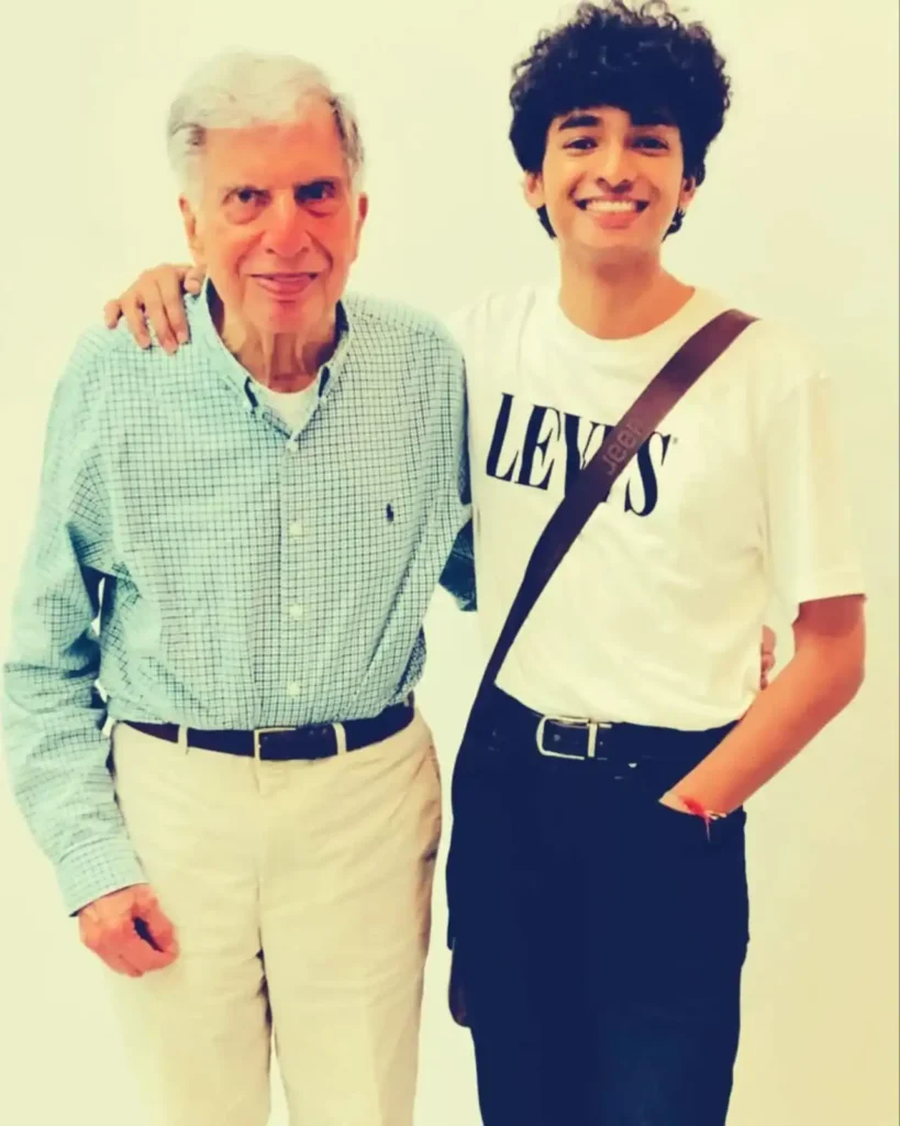 Shantanu Naidu with Ratan Tata