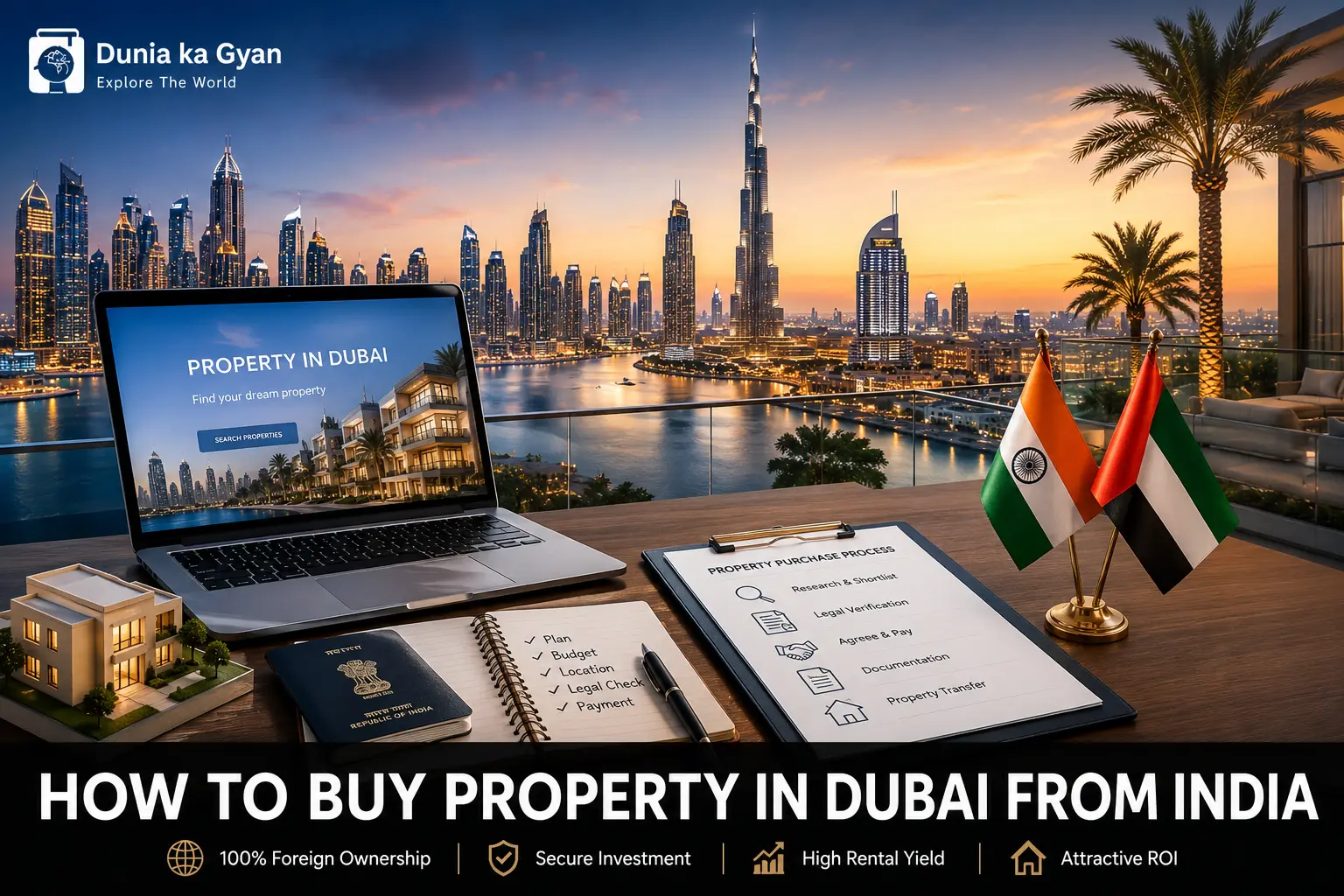 How to Buy Property in Dubai from India (2026 Guide)