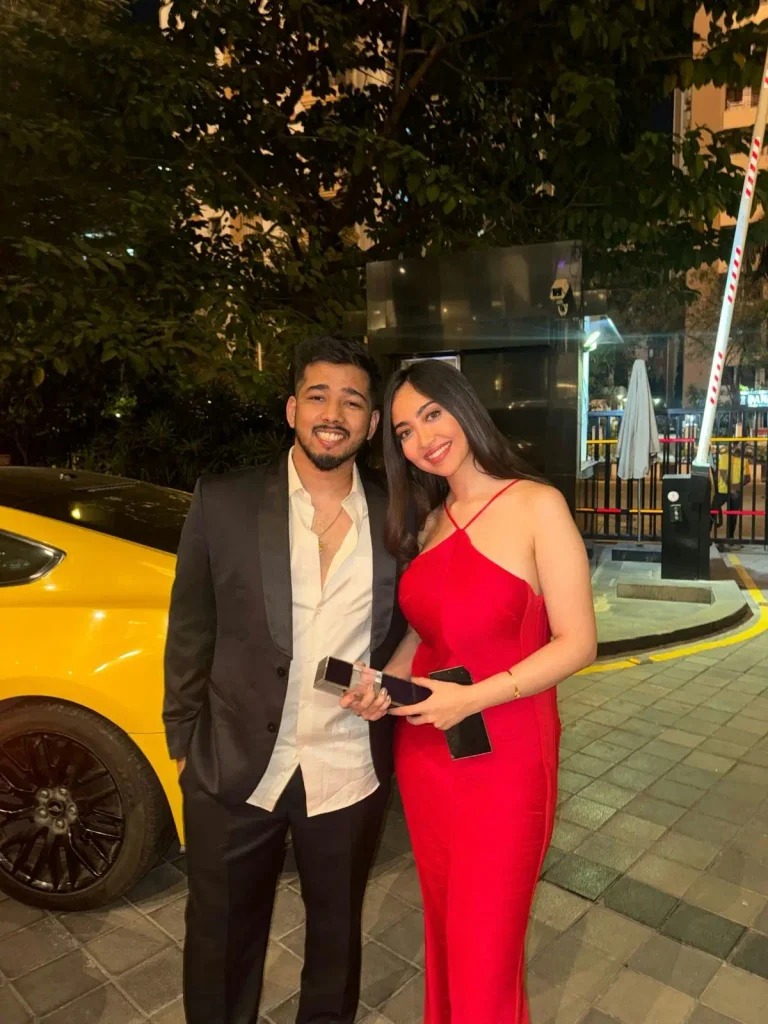 Tanmay singh with Kaashvi
